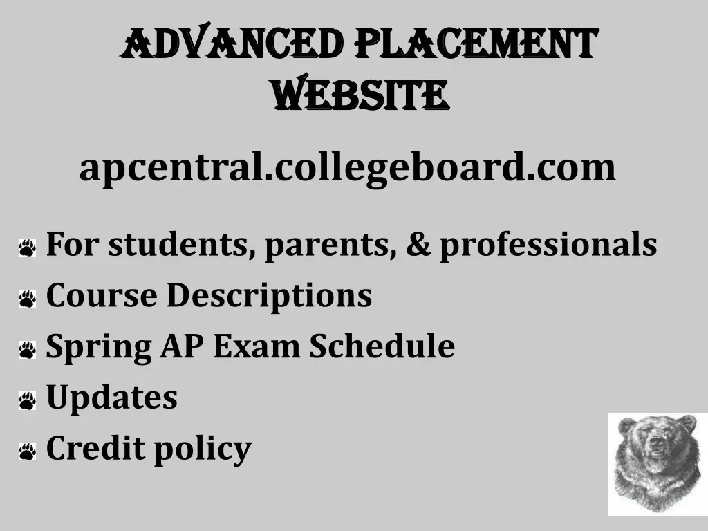advanced placement advanced placement website