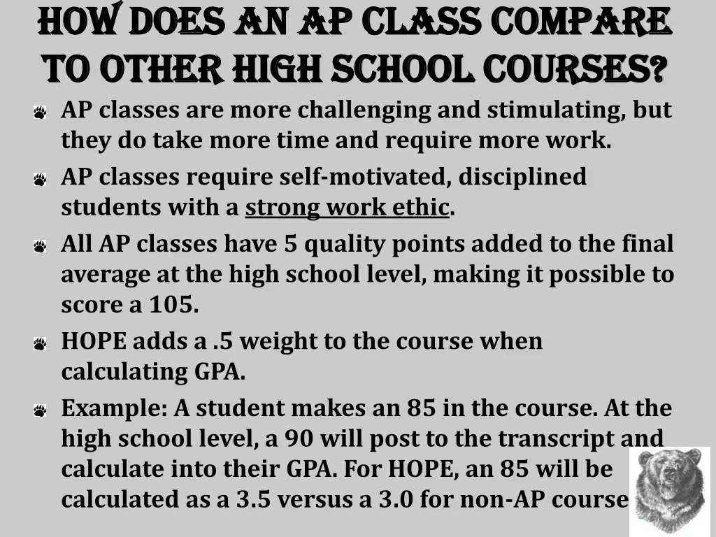 how does an ap class compare how does an ap class