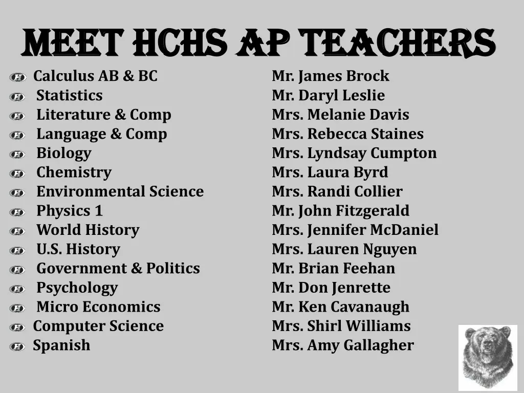 meet hchs ap teachers meet hchs ap teachers