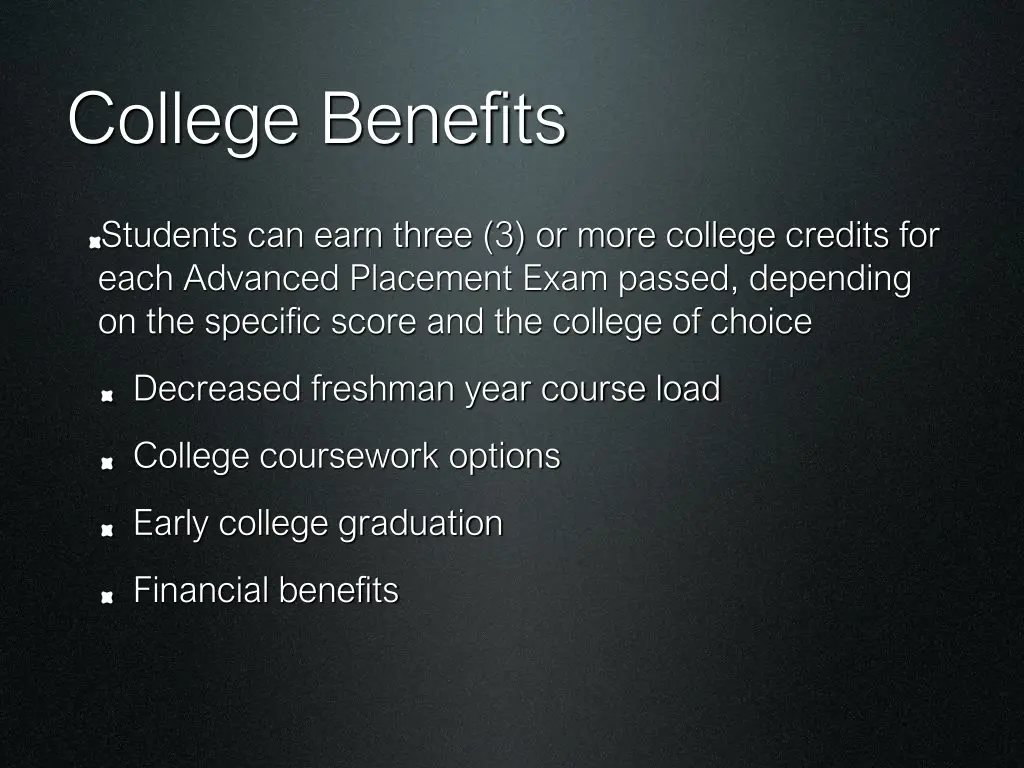 college benefits