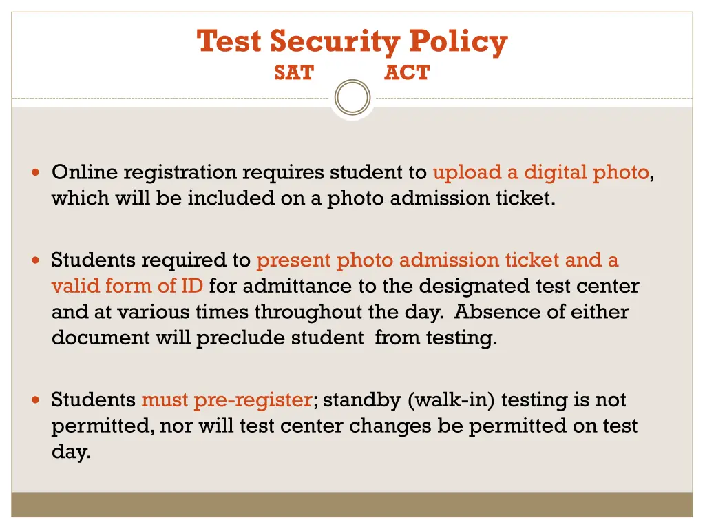 test security policy sat