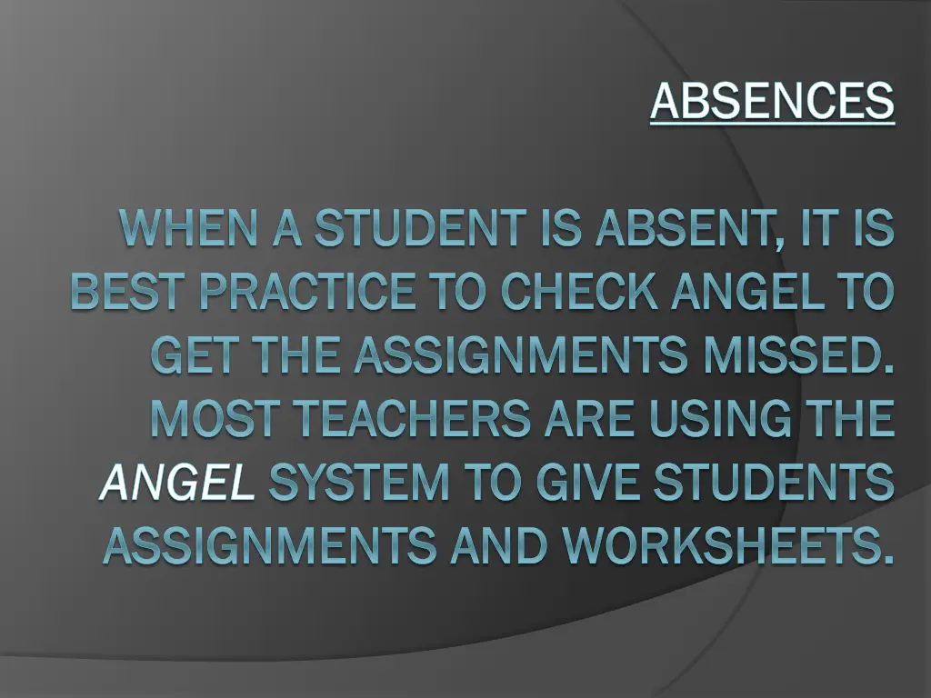 absences absences