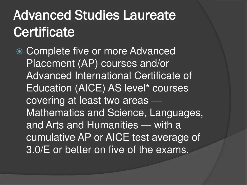 advanced studies laureate advanced studies 1