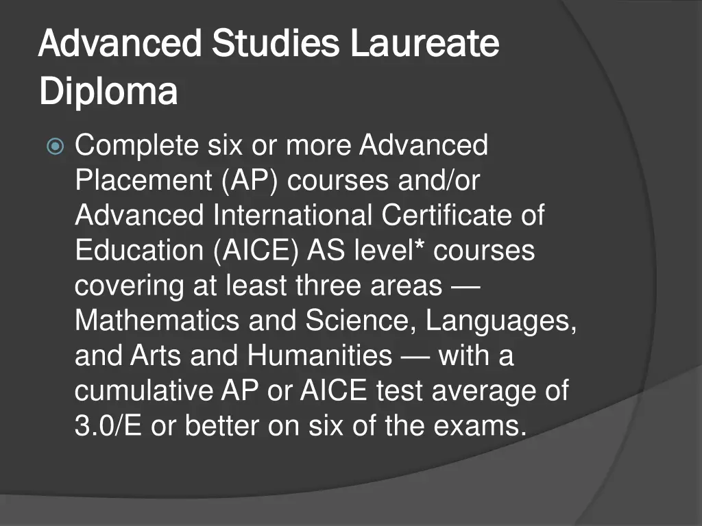 advanced studies laureate advanced studies