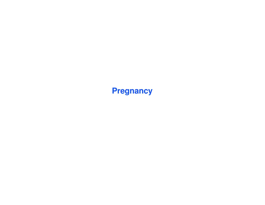 pregnancy