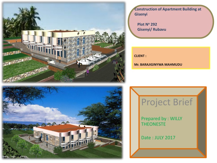 construction of apartment building at gisenyi