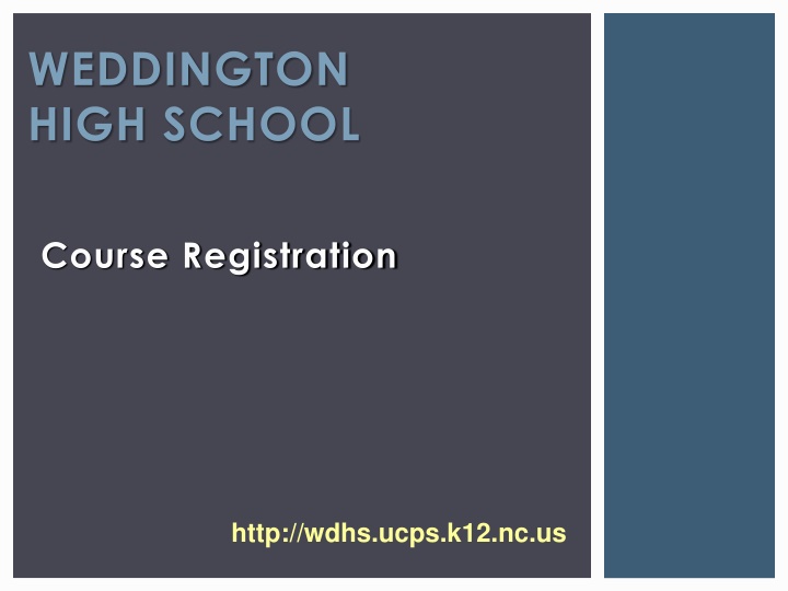 weddington high school
