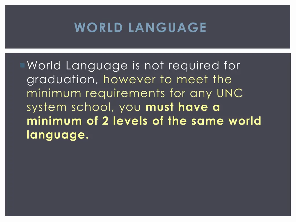 world language