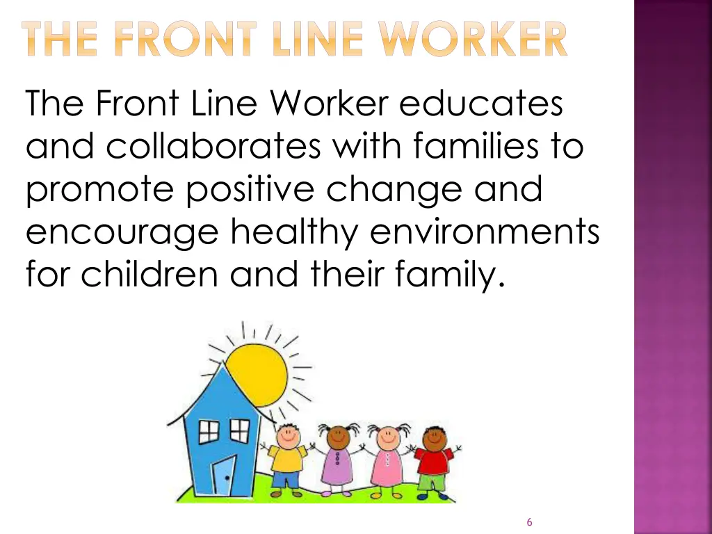 the front line worker the front line worker