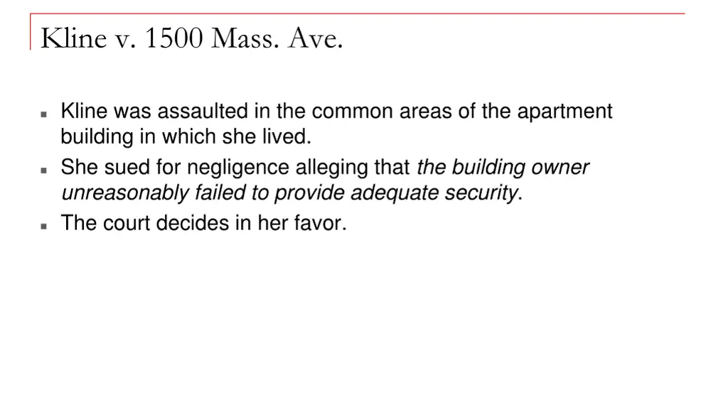 kline v 1500 mass ave