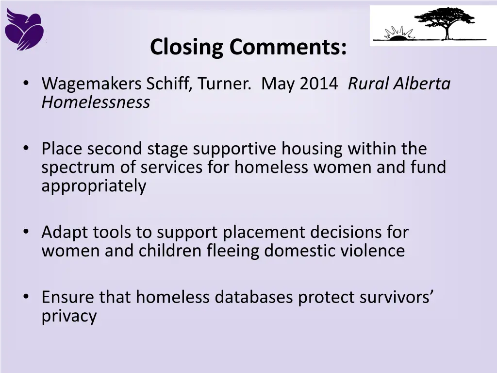 closing comments 1