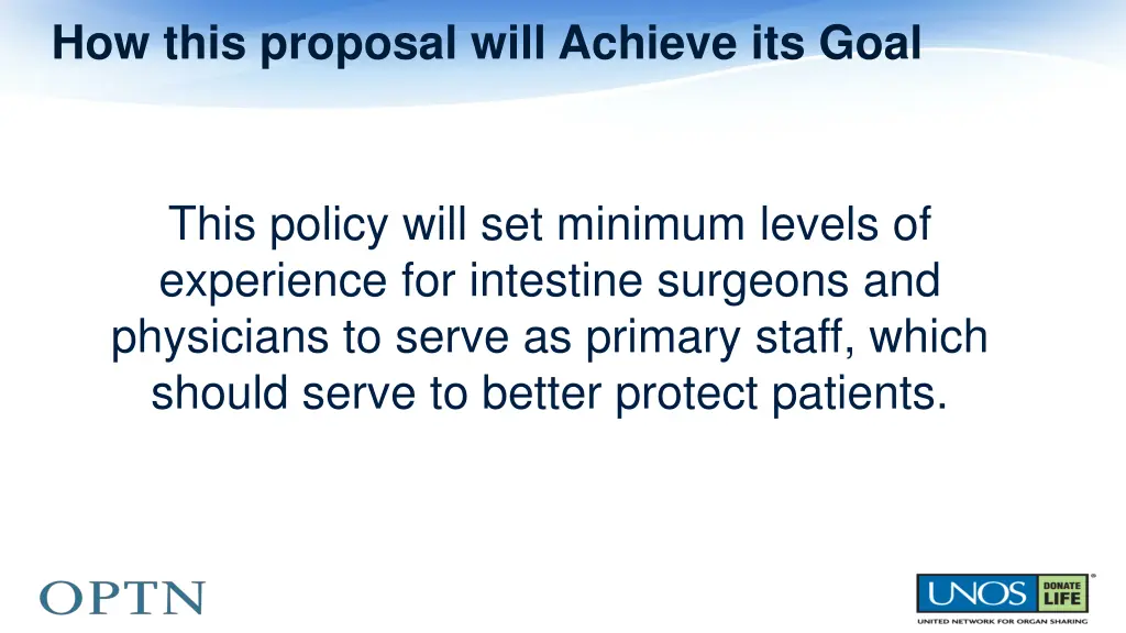 how this proposal will achieve its goal