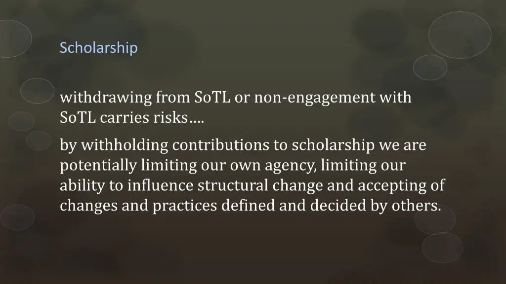 scholarship