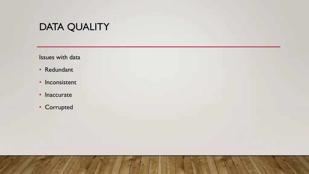 data quality