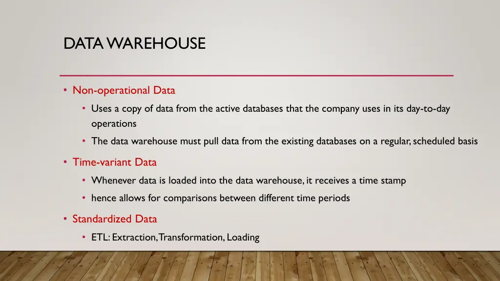 data warehouse 1