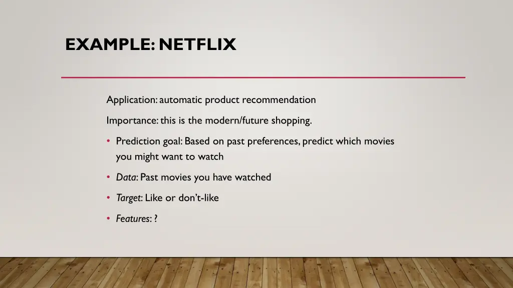 example netflix