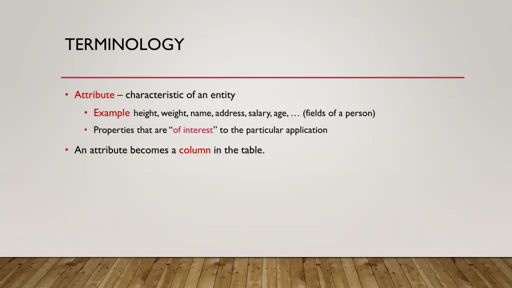 terminology 2