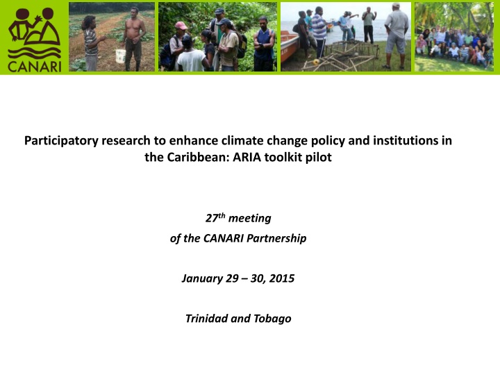 participatory research to enhance climate change