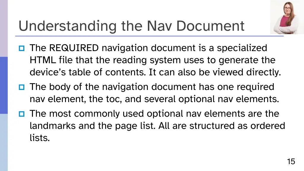 understanding the nav document