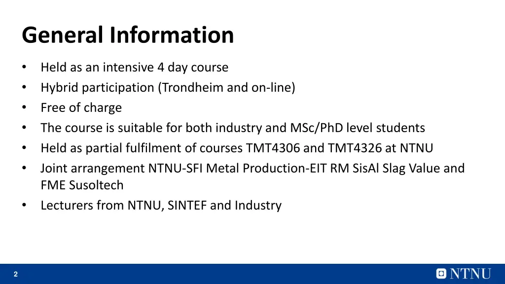 general information