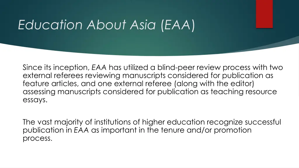 education about asia eaa 3