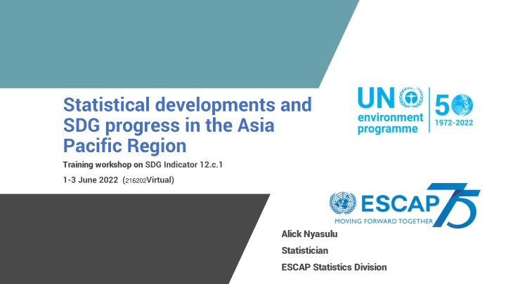 statistical developments and sdg progress