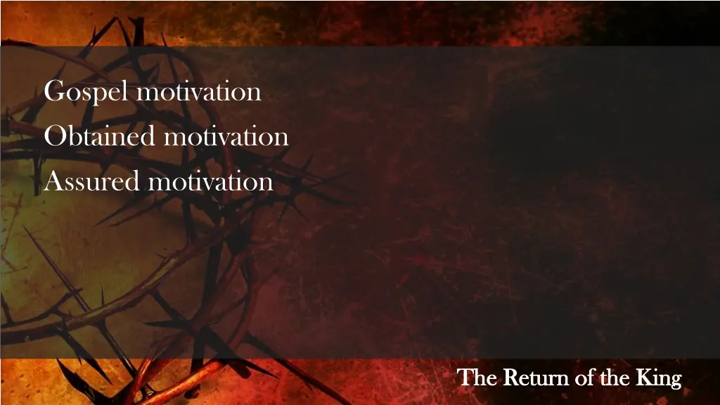 gospel motivation 3