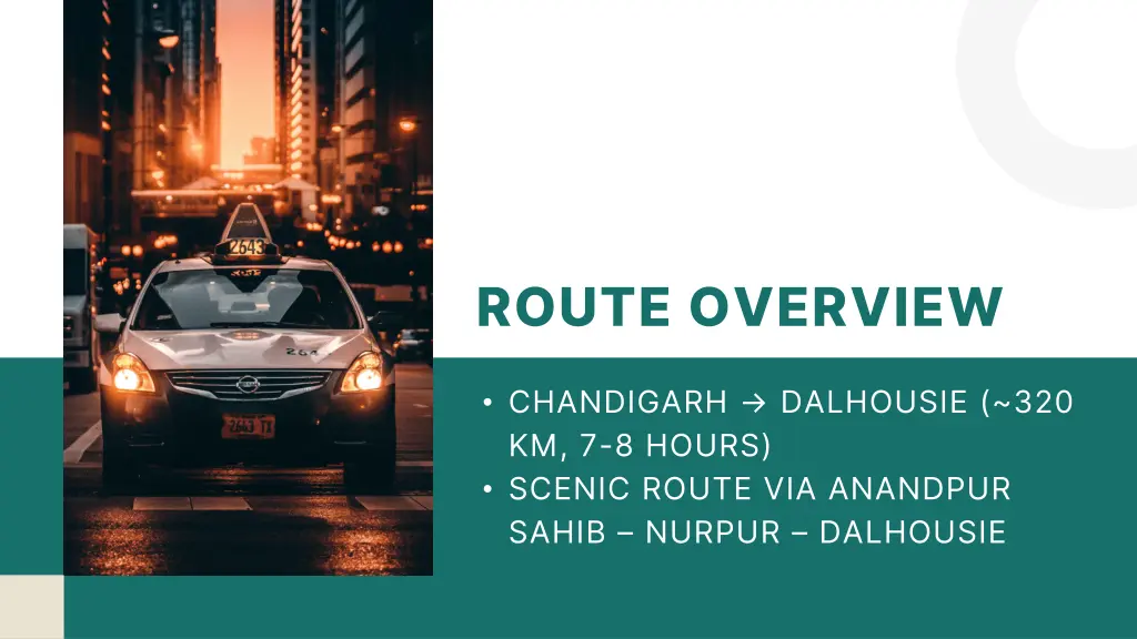 route overview