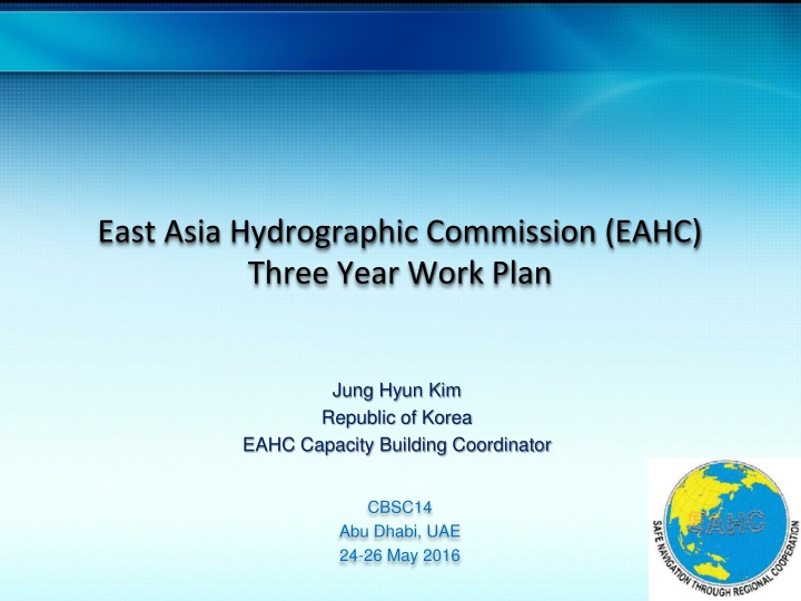 east asia hydrographic commission eahc three year