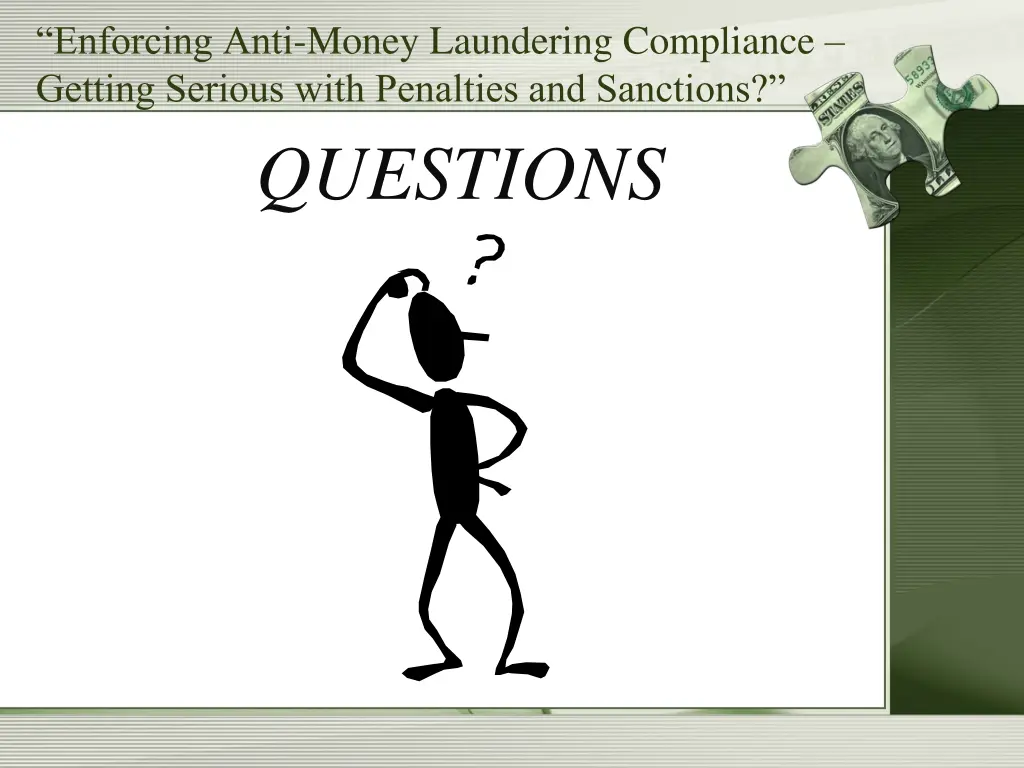 enforcing anti money laundering compliance 1