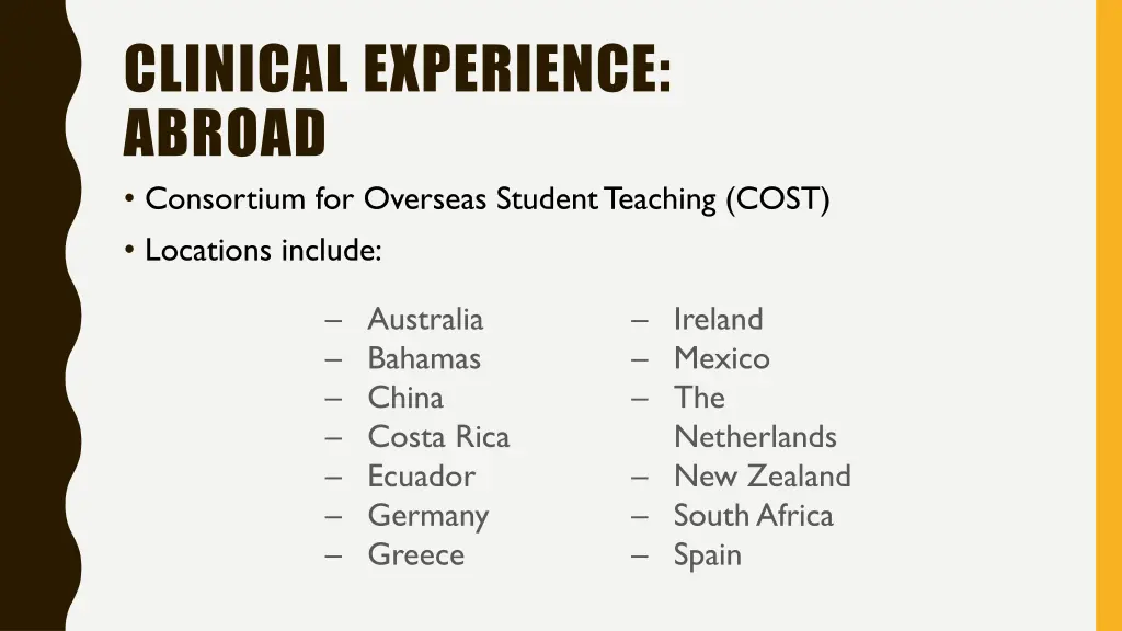clinical experience abroad consortium