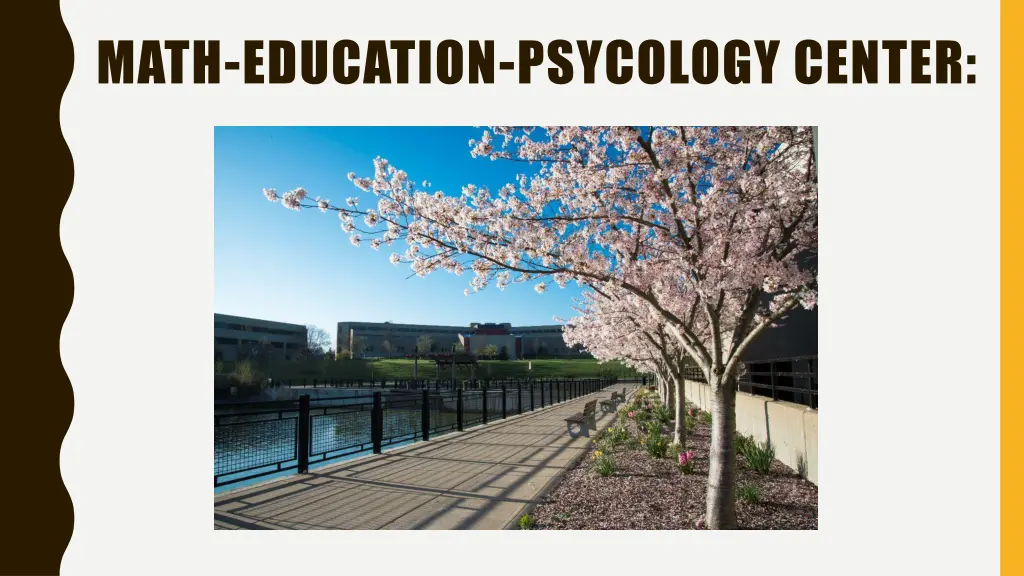 math education psycology center