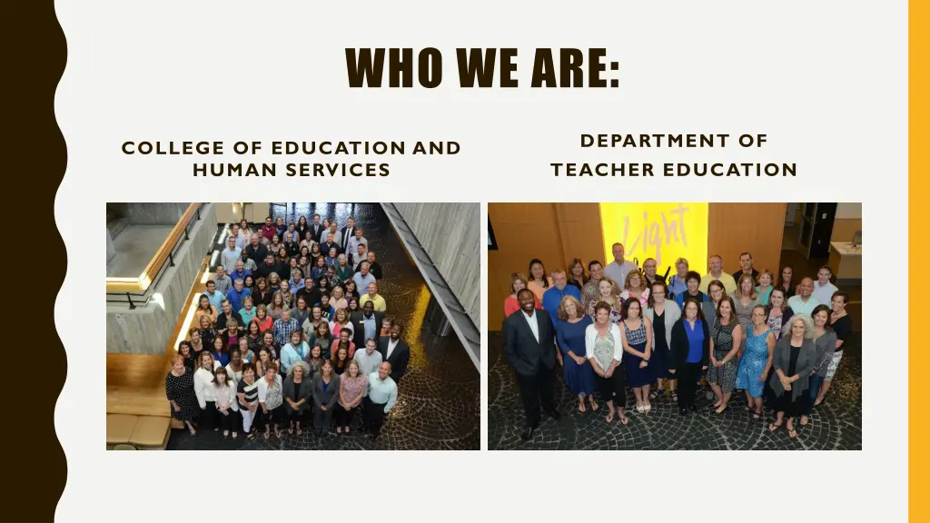 who we are