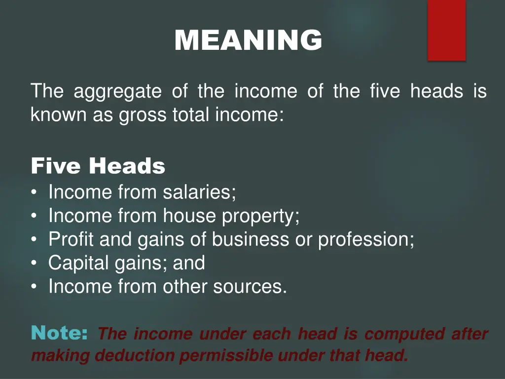 meaning