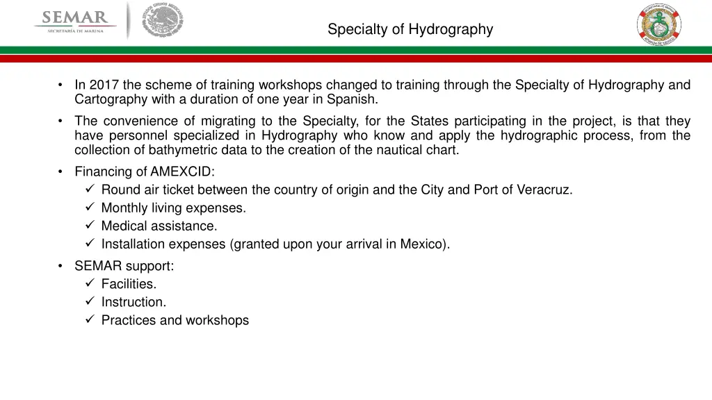 specialty of hydrography
