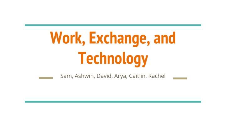 work exchange and technology