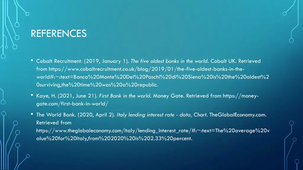 references
