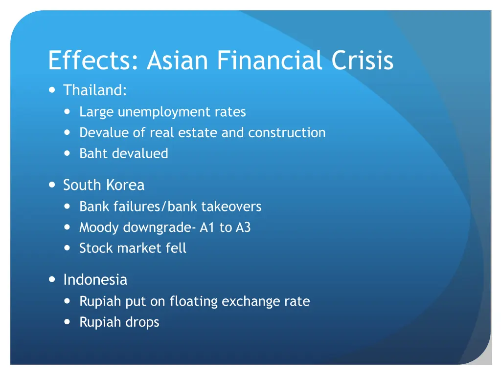 effects asian financial crisis thailand large