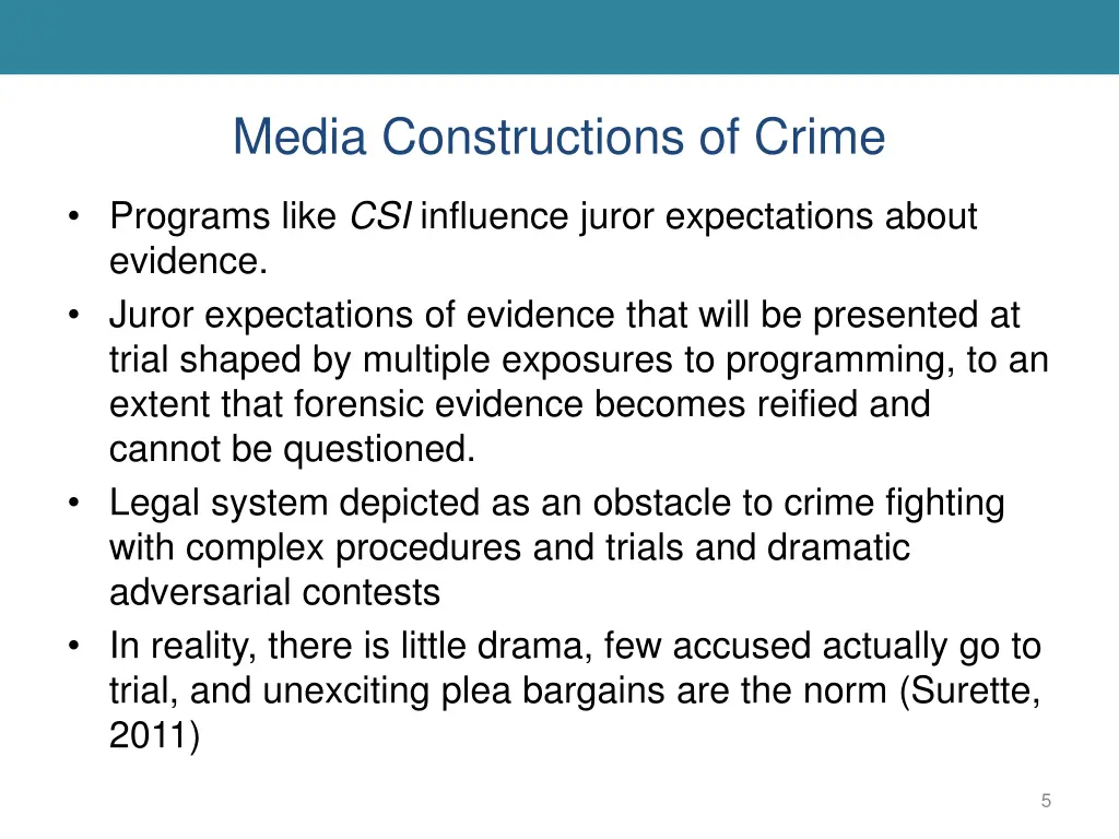 media constructions of crime 2