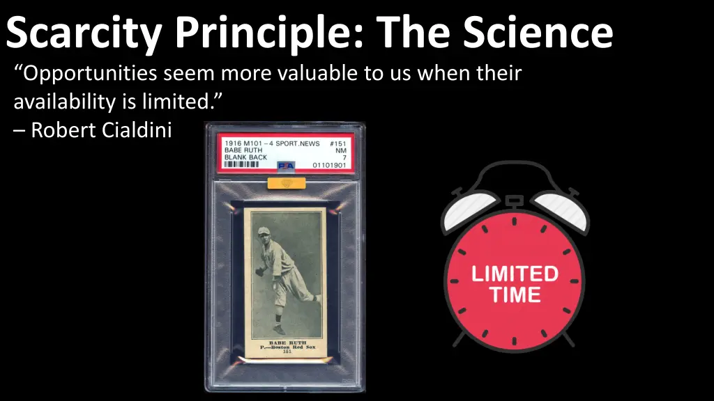 scarcity principle the science opportunities seem