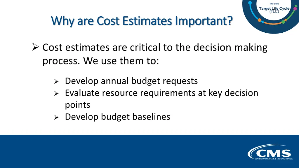 why are cost estimates important why are cost