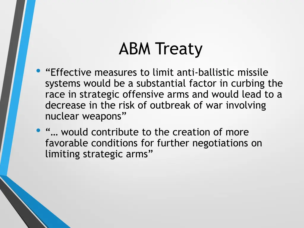 abm treaty