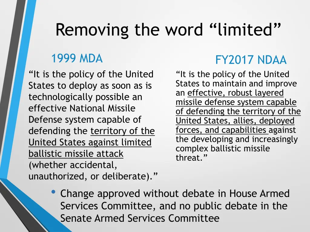 removing the word limited