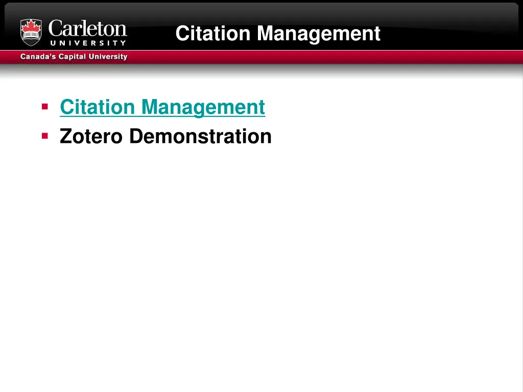 citation management