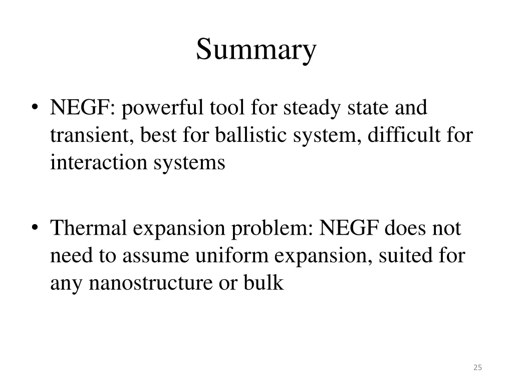 summary