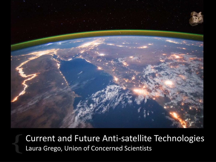 current and future anti satellite technologies