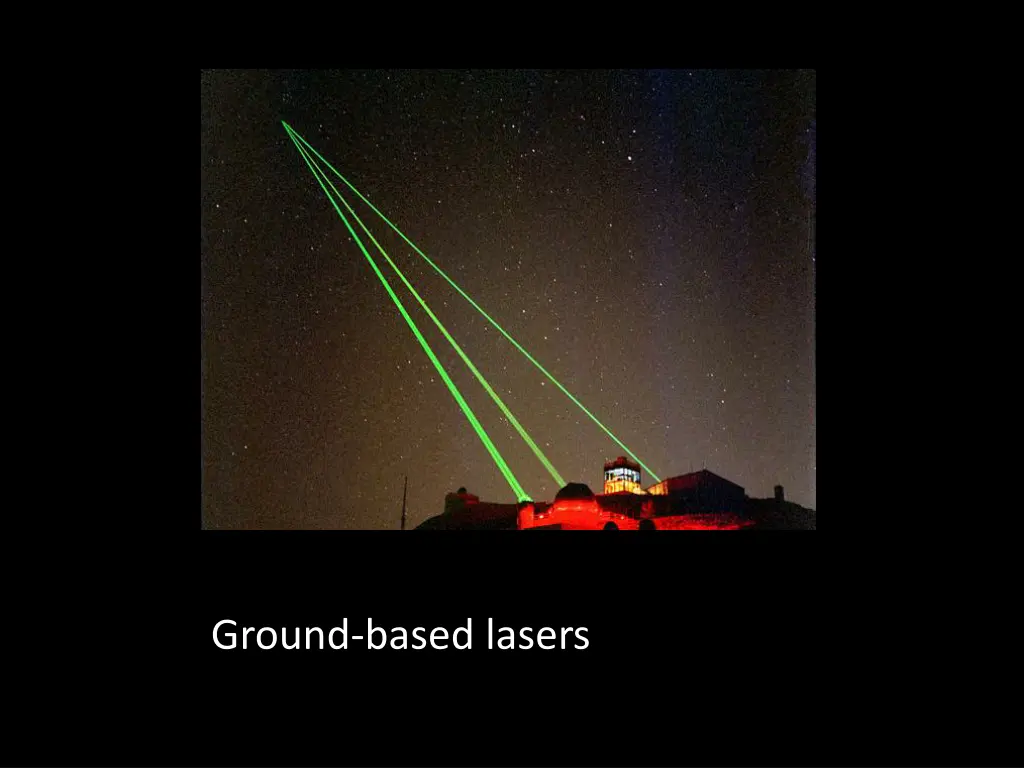 ground based lasers