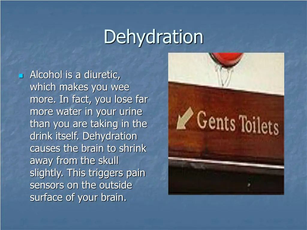 dehydration
