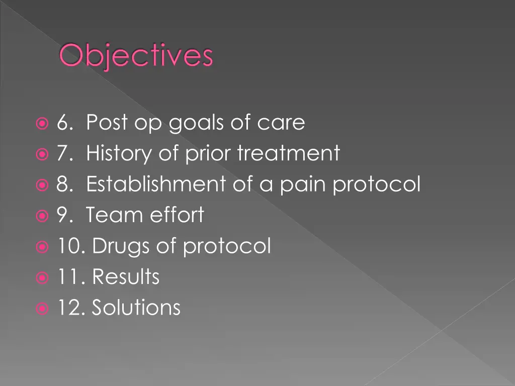 objectives 1