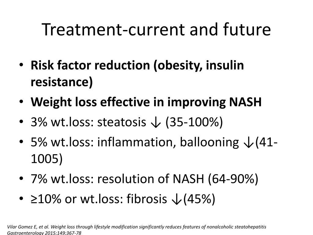 treatment current and future